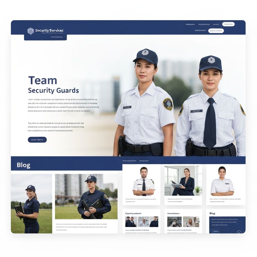 Bama Security Services website screenshot